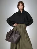 Plisseeritud midi-seelik - khaki - SINSAY - small4
