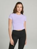 Crop top - λιλα - SINSAY - small5