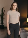 Crop top - kremowy - SINSAY - small6