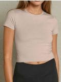 Crop top - kremowy - SINSAY - small1