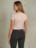 Crop top - kremowy - SINSAY - small4