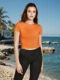 Top scurt - portocaliu - SINSAY - small1