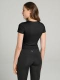Crop top - чорний - SINSAY - small2