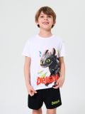 Dvodijelna pidžama How to train your dragon - bijelo - SINSAY - small1