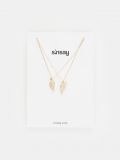 Naszyjniki 2 pack - złoty - SINSAY - small1