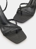 Sandali con tacco largo - nero - SINSAY - small5