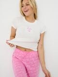 Puuvillane pidžaamakomplekt Barbie - kreemvalge - SINSAY - small1