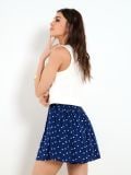 Shorts aus Viskose - Navy - SINSAY - small3
