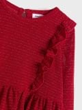 Haljina s volanima - crveno - SINSAY - small2
