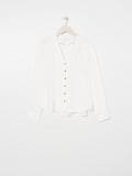 Cămașă din satin - crem - SINSAY - small4