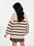 Oversize pulover - nude - SINSAY - small2