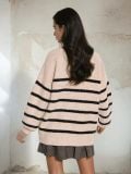 Oversize pulover - nude - SINSAY - small7