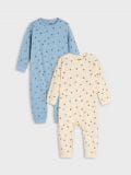 Σετ με 2 onesie - κρεμ - SINSAY - small1