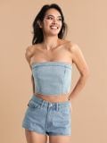 Τζιν σορτς - μπλε - SINSAY - small3