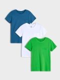 Majica - 3 komada - zeleno - SINSAY - small1