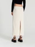 Fustă midi - crem - SINSAY - small4