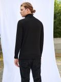 Sweter z golfem - czarny - SINSAY - small3