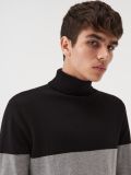 Sweter z golfem - szary - SINSAY - small1