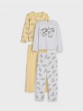 Set de 2 pijamale - galben-pal - SINSAY - small1