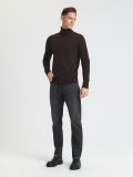 Sweter z golfem - brązowy - SINSAY - small3