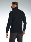 Sweter z golfem - czarny - SINSAY - small4