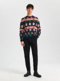 Sweter - granatowy - SINSAY - small3