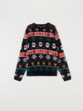 Sweter - granatowy - SINSAY - small1