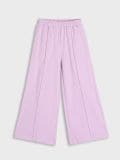 Kalhoty wide leg - levandulová - SINSAY - small2