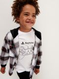 Camicia in cotone con cappuccio - bianco - SINSAY - small4