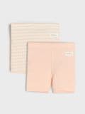 Kurze Leggings 2er-Pack - Pastellrosa - SINSAY - small1