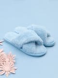 Pantofole - blu pallido - SINSAY - small1