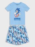Kaheosaline pidžaamakomplekt Sonic The Hedgehog - kahvatusinine - SINSAY - small2