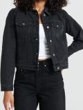Kurtka jeansowa - czarny - SINSAY - small3