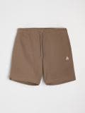 Σορτς slim fit - σκουρο καφε - SINSAY - small3