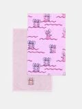Pamut törölköző 2 db Stitch - levendula - SINSAY - small2
