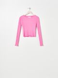 Sweter top crop - różowy - SINSAY - small4