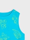 Lühikeste varrukatega särk - lõunameresinine - SINSAY - small8