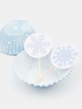 Cupcake set (48 pieces) - white - SINSAY - small3