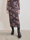 Lilleline midipikkuses seelik - tolmpruun - SINSAY - small6