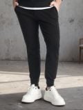 Športne hlače slim jogger - črna - SINSAY - small1