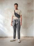 Штани wide leg - темно-сірий - SINSAY - small6