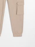 Cargo jogger pantalone - BEŽ - SINSAY - small10