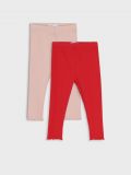 Legginsy 2 pack - czerwony - SINSAY - small1