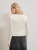 Bluza z dolgimi rokavi - krema - SINSAY - small2
