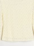 Bluza z dolgimi rokavi - krema - SINSAY - small7
