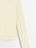 Bluza z dolgimi rokavi - krema - SINSAY - small8