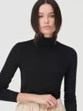 Bluzka z golfem - czarny - SINSAY - small1