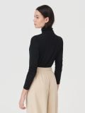 Bluzka z golfem - czarny - SINSAY - small3