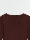 Majica dugih rukava - braon - SINSAY - small10