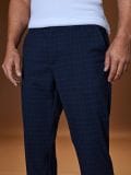 Slim chino hlače - mornarsko plava - SINSAY - small6